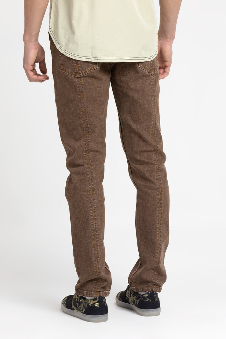 Buy Dark Brown Jeans for Men by DRAGON HILL Online | Ajio.com